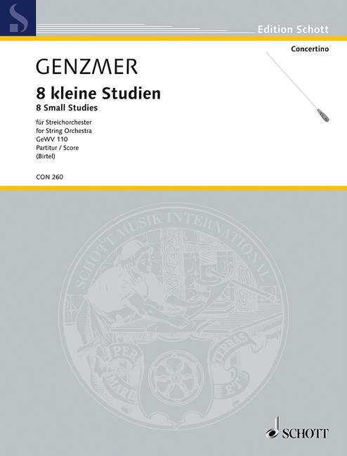 8 kleine Studien GeWV 110 (score)