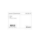 Charakterstücke GeWV 131 (set of parts)