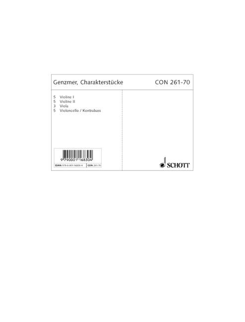 Charakterstücke GeWV 131 (set of parts)