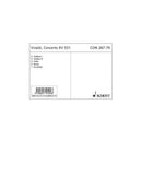 Concerto g-Moll RV 531, PV 411, F III/2 (set of parts)