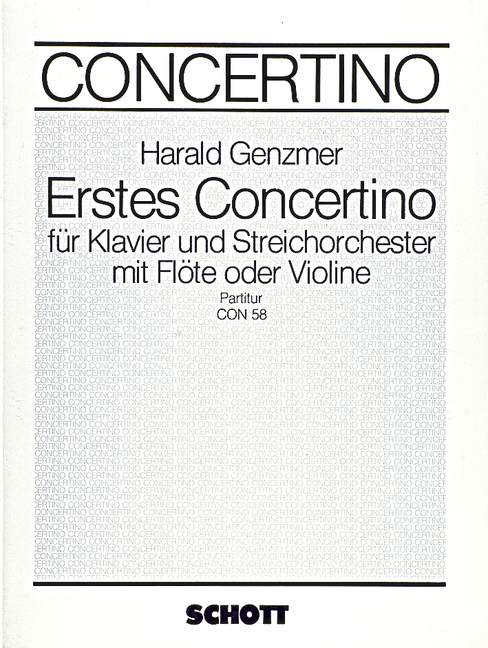 Erstes Concertino GeWV 158 (score)