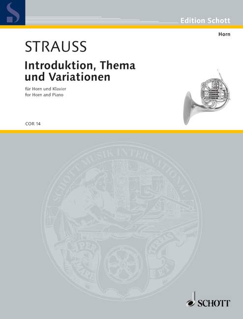 Introduktion, Thema und Variationen o. Op. AV. 52