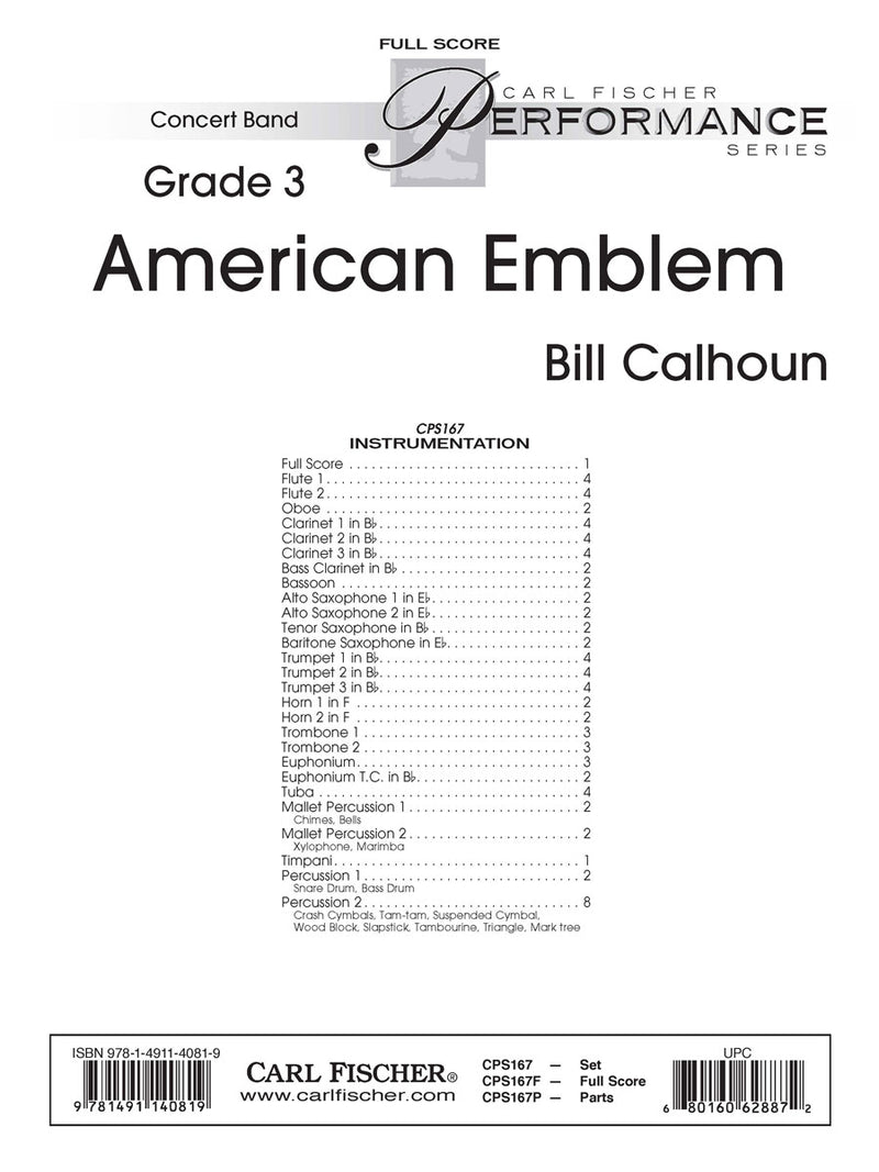 American Emblem (Study Score)