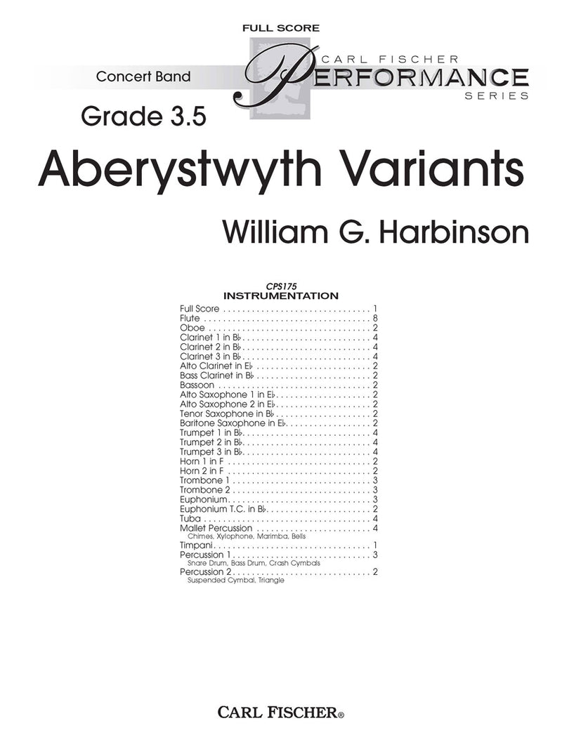 Aberystwyth Variants (Study Score)