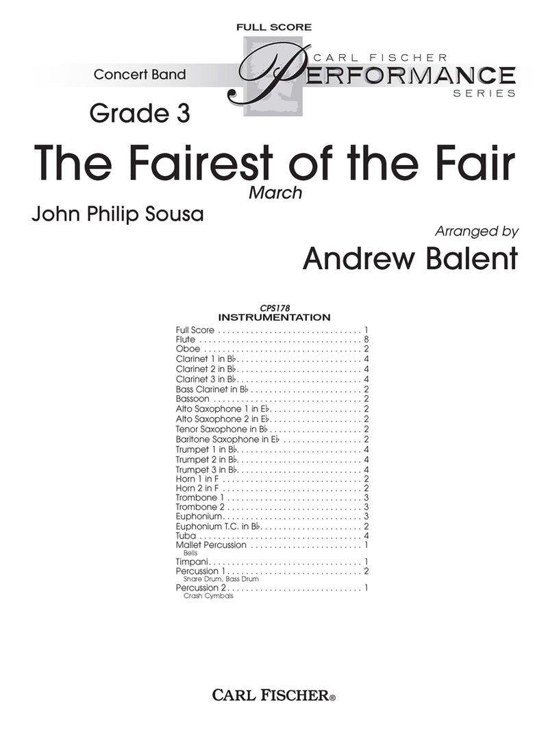The Fairest of the Fair (Study Score)