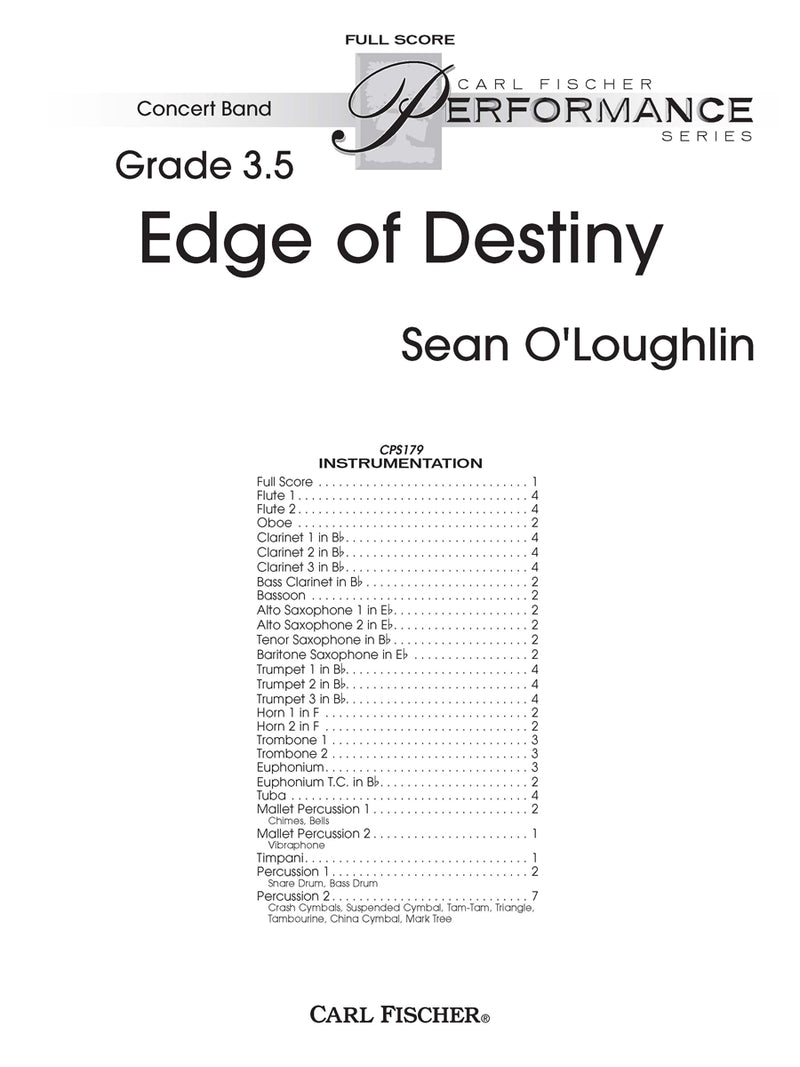 Edge of Destiny (Study Score)