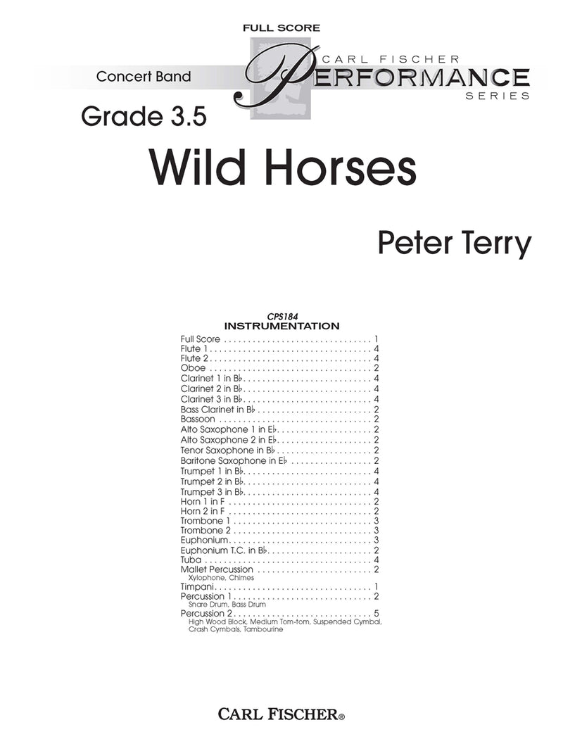 Wild Horses (Study Score)