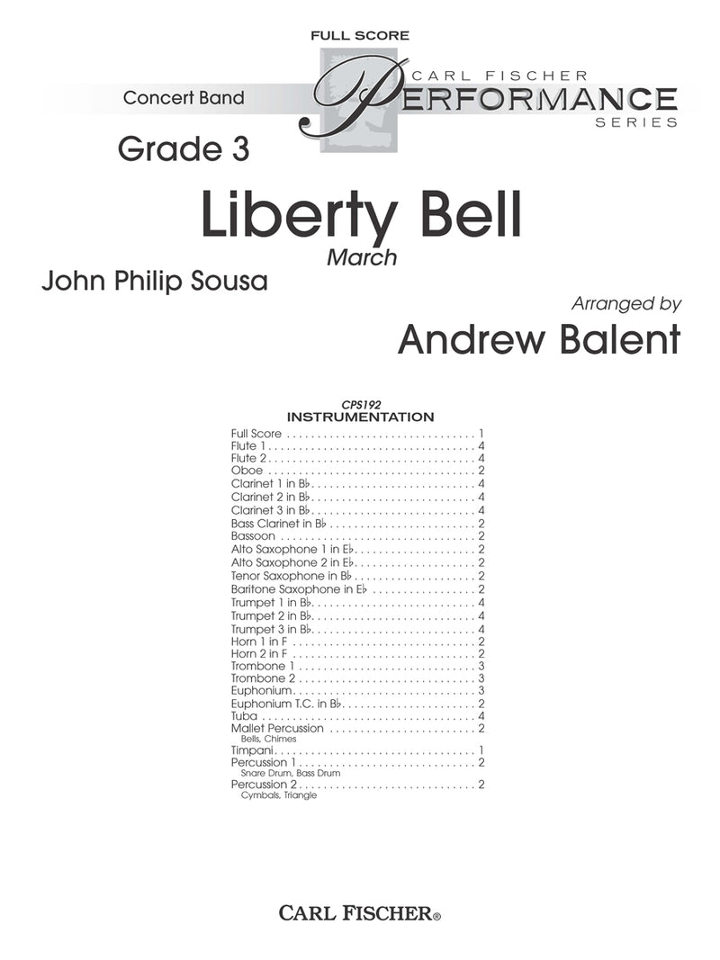 Liberty Bell (Study Score)