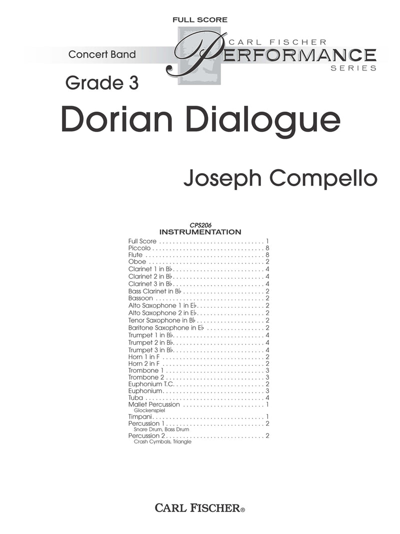 Dorian Dialogue (Study Score)