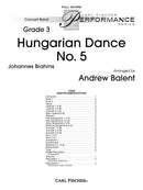 Hungarian Dance No. 5, arr. Concert Band (Score Only)