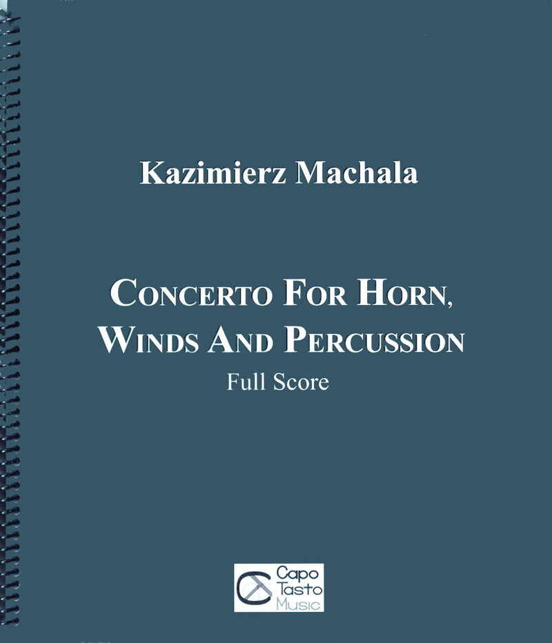 Concerto for Horn, Winds and Percussion (Score & Parts)