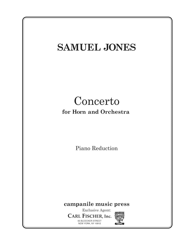 Concerto for Horn and Orchestra (Score & Parts)