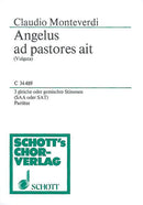 Angelus ad pastores ait (Choral score)