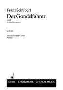 Der Gondelfahrer op. 28 (piano score)