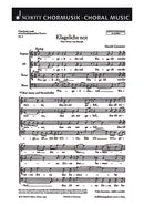 Fünf Chorlieder GeWV 17, 3. Klageliche not / 4. Du bist min