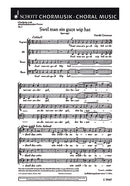 Fünf Chorlieder GeWV 17, 5. Swel man ein guot wip hat