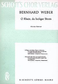 O Rhein, du heiliger Strom (men's choir (TTBB) or mixed choir (SATTBB) a cappella or with piano or brass instruments (3.3.3.1 - Pk))