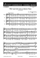 Fünf alte Volkslieder, 5. Mit Lust tret ich in diesen Tanz (16 Jh.)