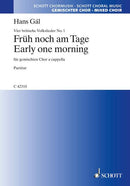 4 British Folk Songs, 1. Early one morning