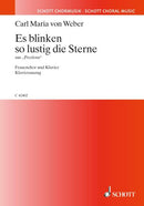 Es blinken so lustig die Sterne ((= Piano part) Women's choir)