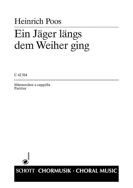 Vom edlen Jägerleben, No. 3 (score)