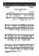 18 Chorlieder, 1. Achtet auf das Licht! - Játék