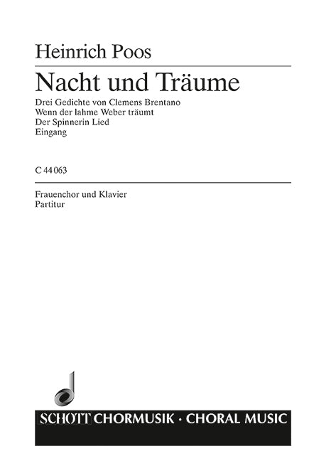 Nacht und Träume (score)