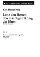 Zwei Choralmotetten op. 93, 1. Lobe den Herren