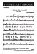 O Heiland, reiß die Himmel auf (choral score)