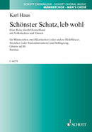 Schönster Schatz, leb wohl (score)