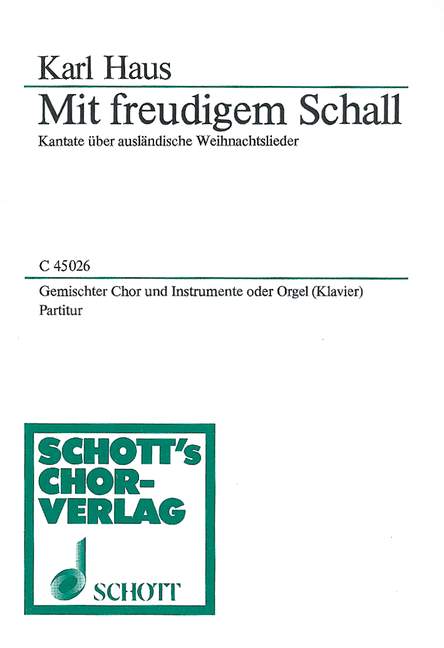 Mit freudigem Schall (piano score)