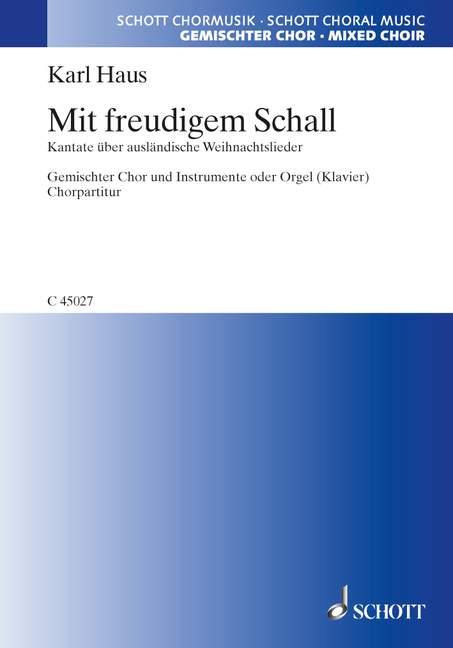 Mit freudigem Schall (choral score)