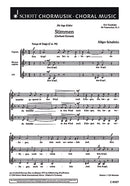 Drei Tanzlieder, 2. Stimmen Den Kopf zur Seite gebogen. Tango