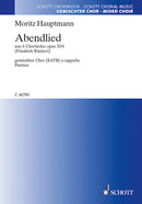 Sechs Chorlieder op. 32, 4. Abendlied Ich stand auf Berges Halde