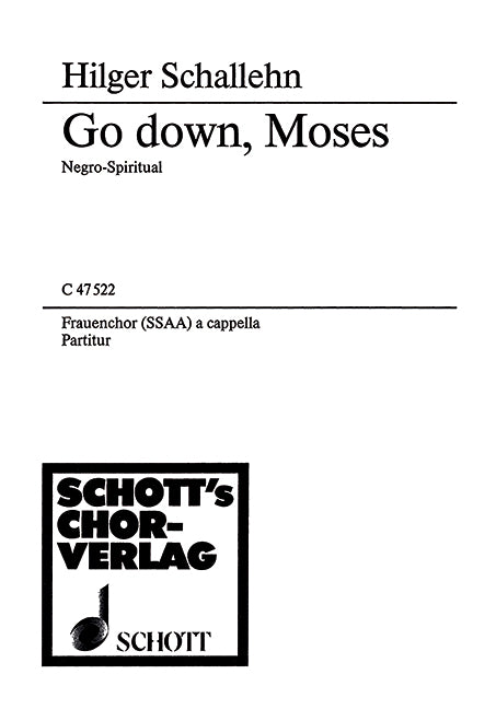 Drei Negro-Spirituals, 2. Go down, Moses