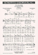 A la clavelina - Der duftenden Nelke (Choral Score)