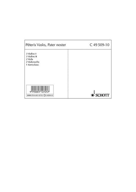 Pater noster (set of string parts)