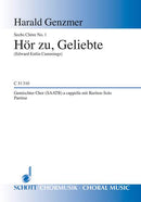 Sechs Chöre GeWV 45, 1. Hör zu, Geliebte