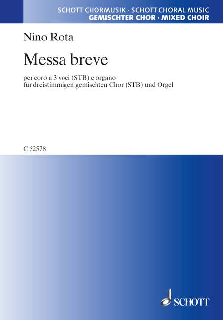 Messa breve (mixed choir (STB) and organ)