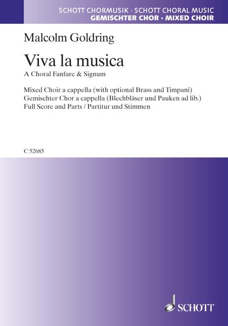 Viva la musica (score and parts)