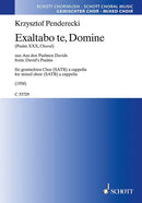 Exaltabo te, Domine (Psalm XXX, Choral)