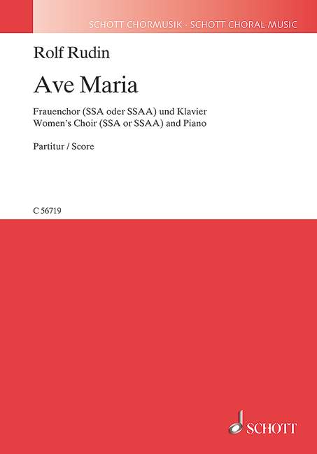 Ave Maria (female choir (SSA or SSAA) and piano)