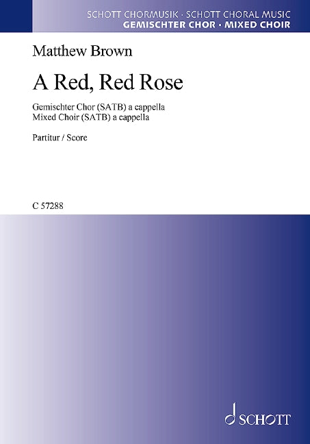 A Red, Red Rose (SATB)