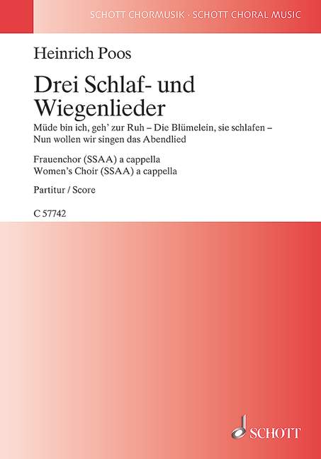 Drei Schlaf- und Wiegenlieder