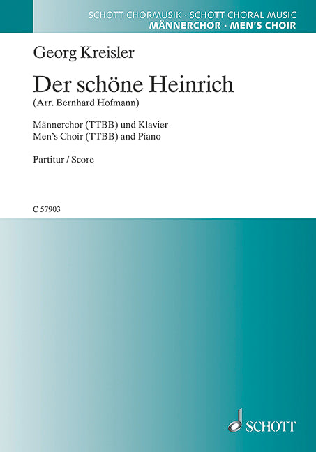 Der schöne Heinrich (men's choir (TTBB) and piano)