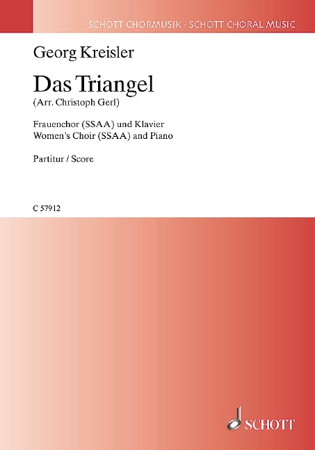 Das Triangel (female choir (SSAA) and piano)