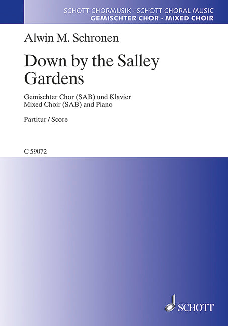 Down by the Salley Gardens (mixed choir (SAB) and piano)