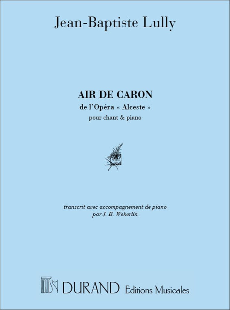Air de Caron Chant et Piano