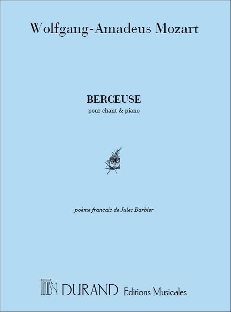 Berceuse Chant-Piano (Poeme de Jules Barbier