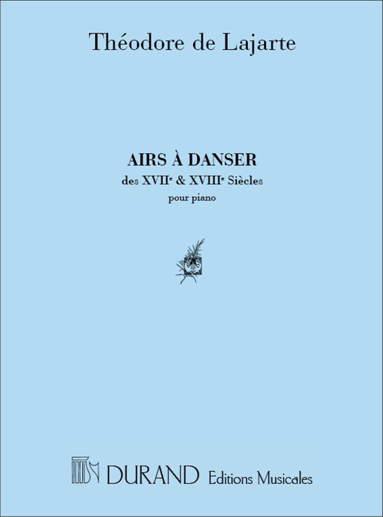 Airs A Danser Du 17Et 18Siecle Piano